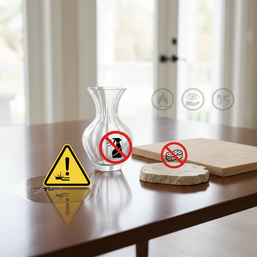 Was darf man nicht mit Orangenreiniger reinigen?