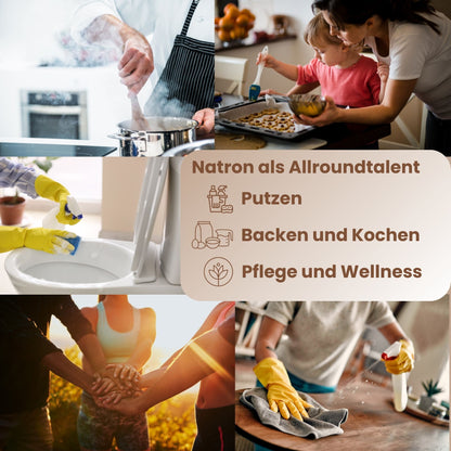 Natron Großvorrat – 6x 1 kg in der praktischen Frische-Dose