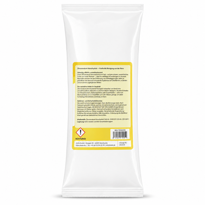 Zitronensäure Nachfüllpack 850 g – Refill für die 1 kg Dose, Lebensmittelqualität E330