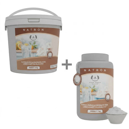 Natron Pulver 5 kg - Lebensmittelqualität E500ii