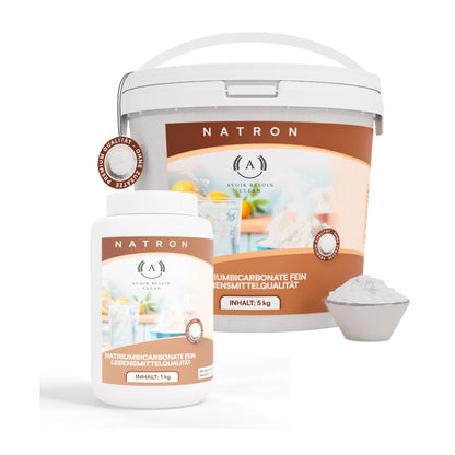Natron Pulver 5 kg - Lebensmittelqualität E500ii