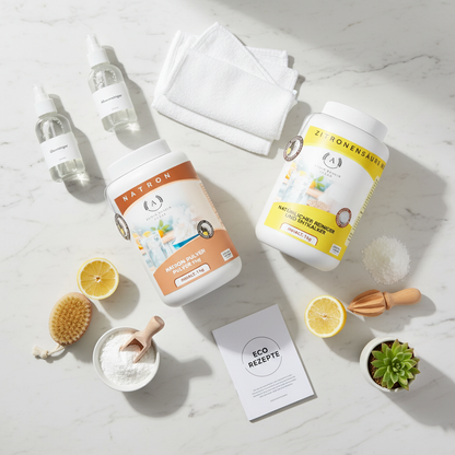 Produkt Flatlay mit Zubehör