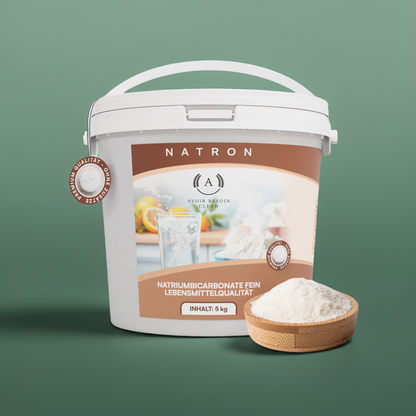 Natron Pulver 5 kg - Lebensmittelqualität E500ii